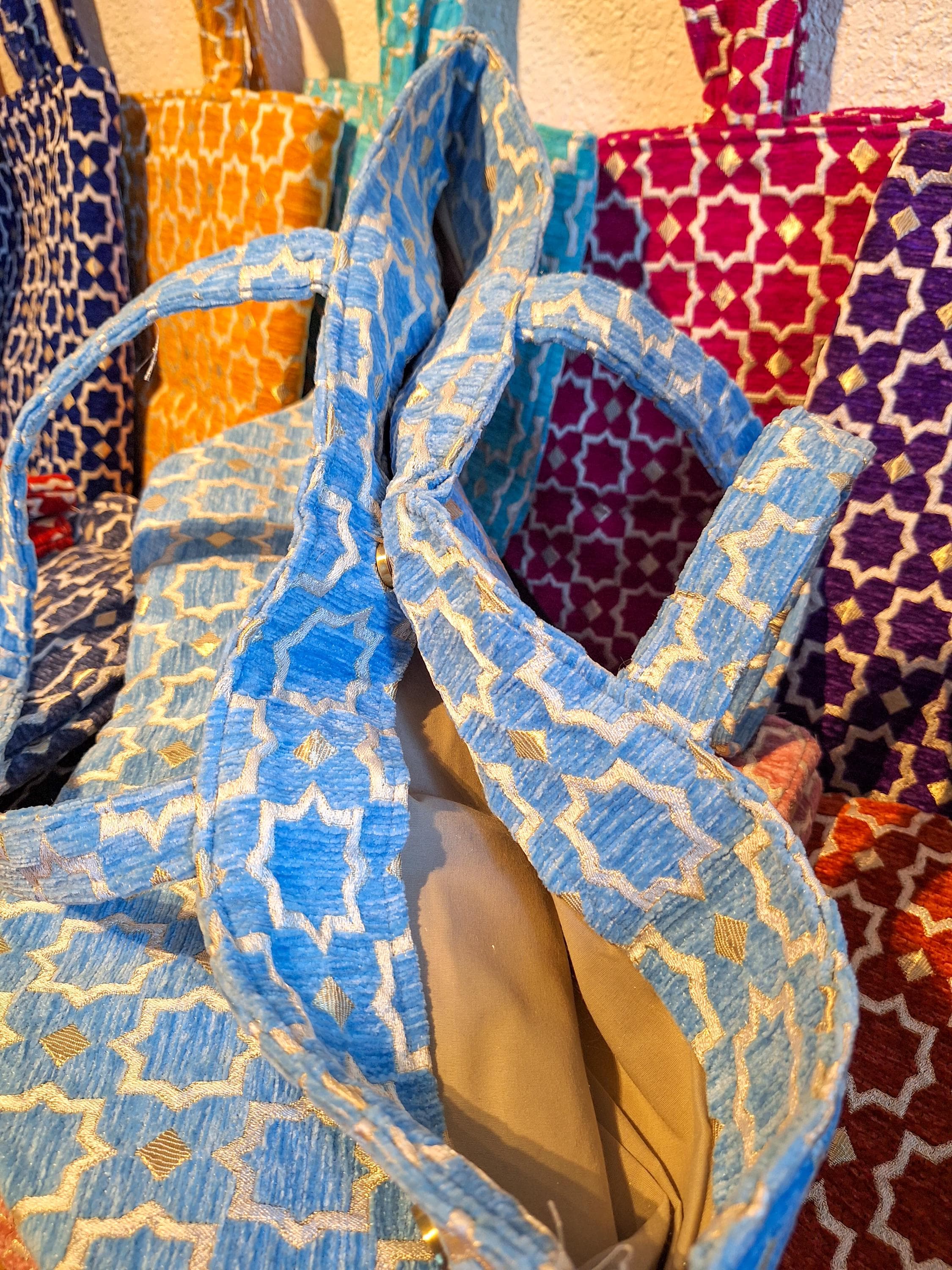 Grand Sac Cabas Marocain Brodé