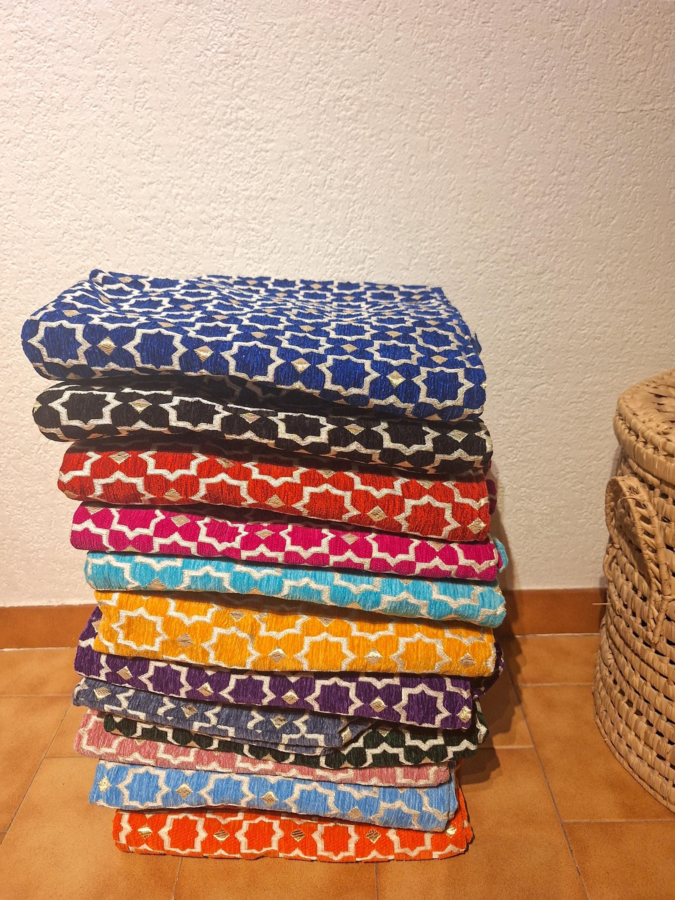 Tissu brocart marocain au mètre