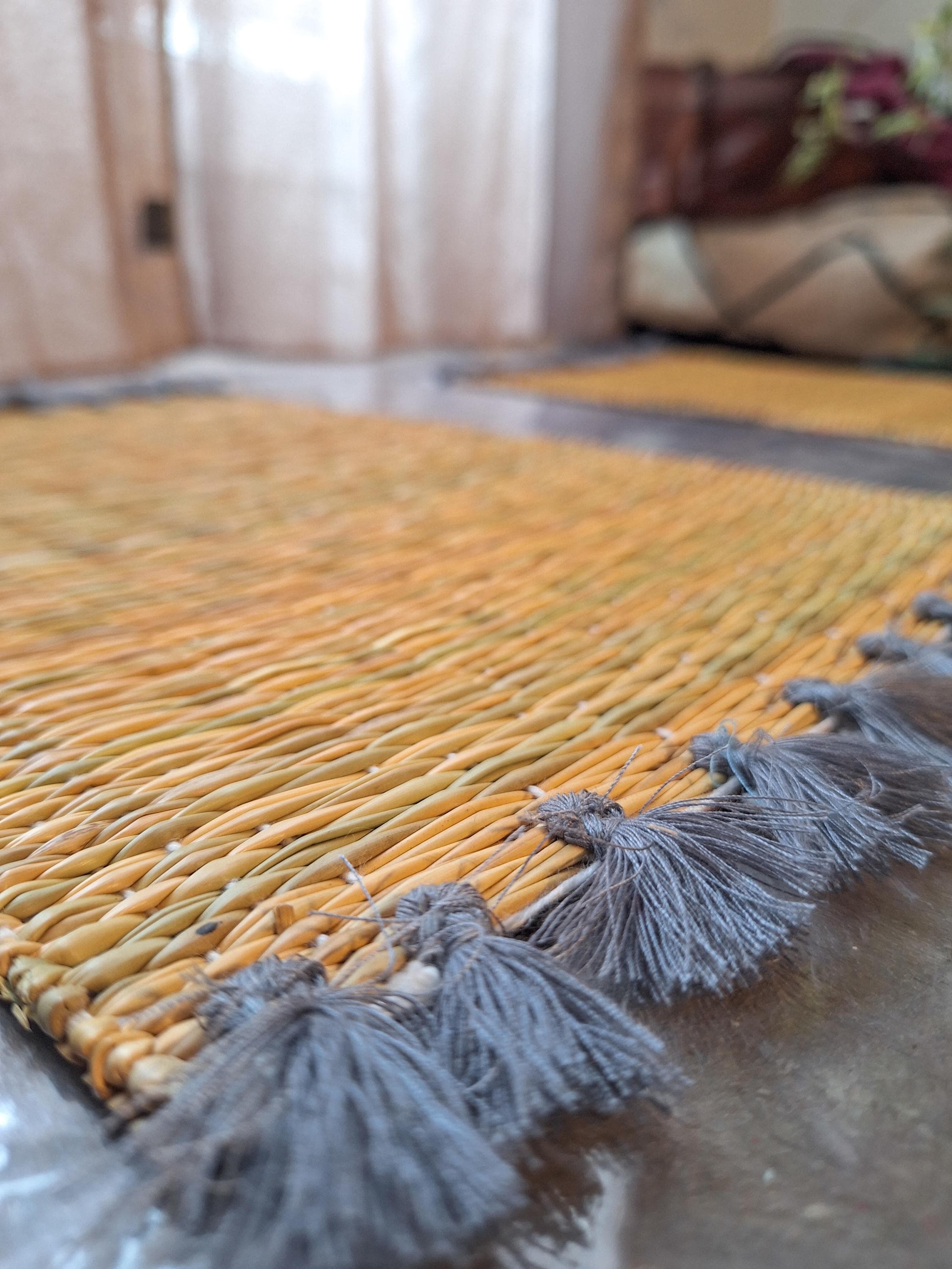 Lot de 2 set de table bohème tissé à la main