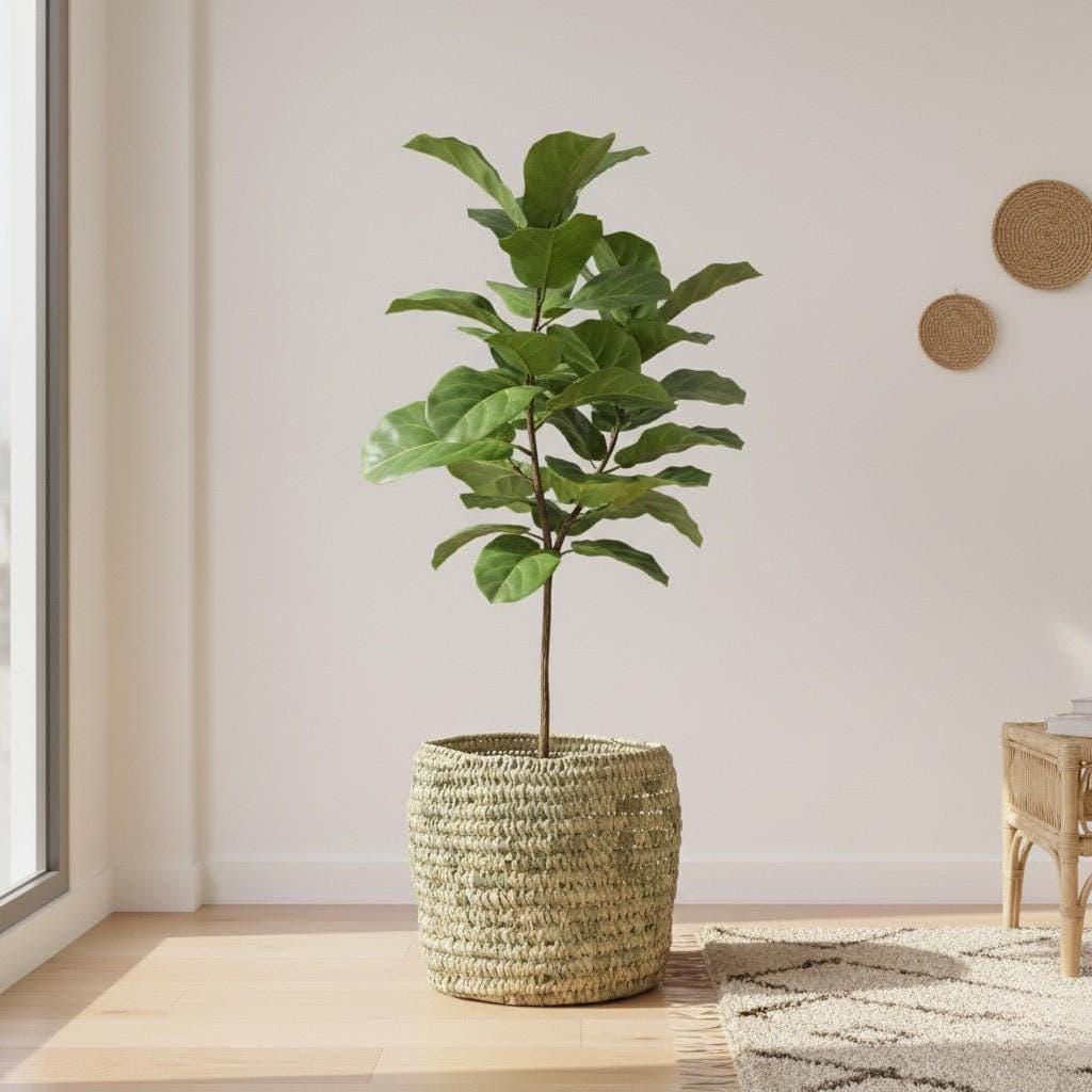 Lot de 3 paniers en osier naturel – Rangement décoratif artisanal faits main