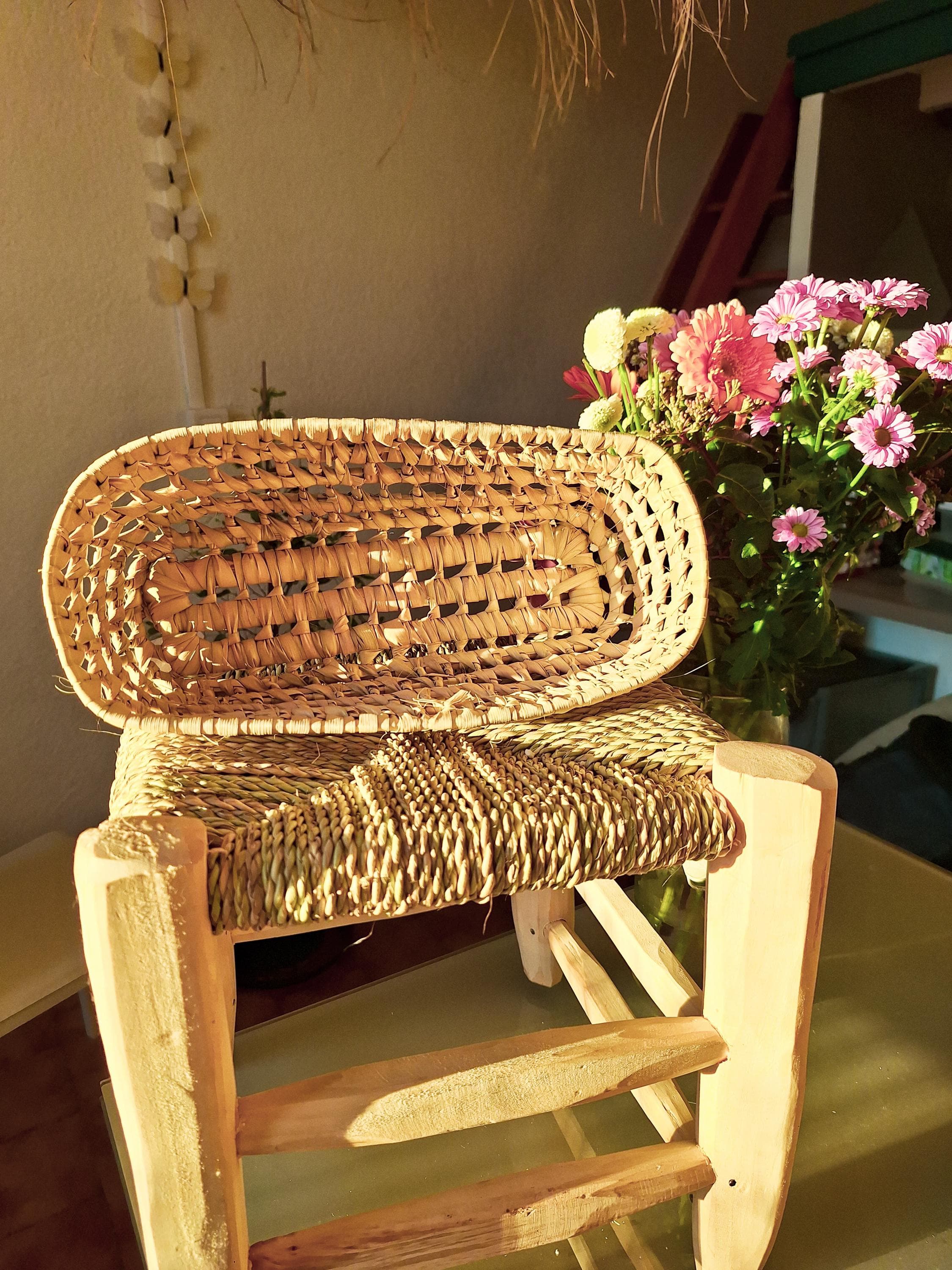 Panier tressé à la main