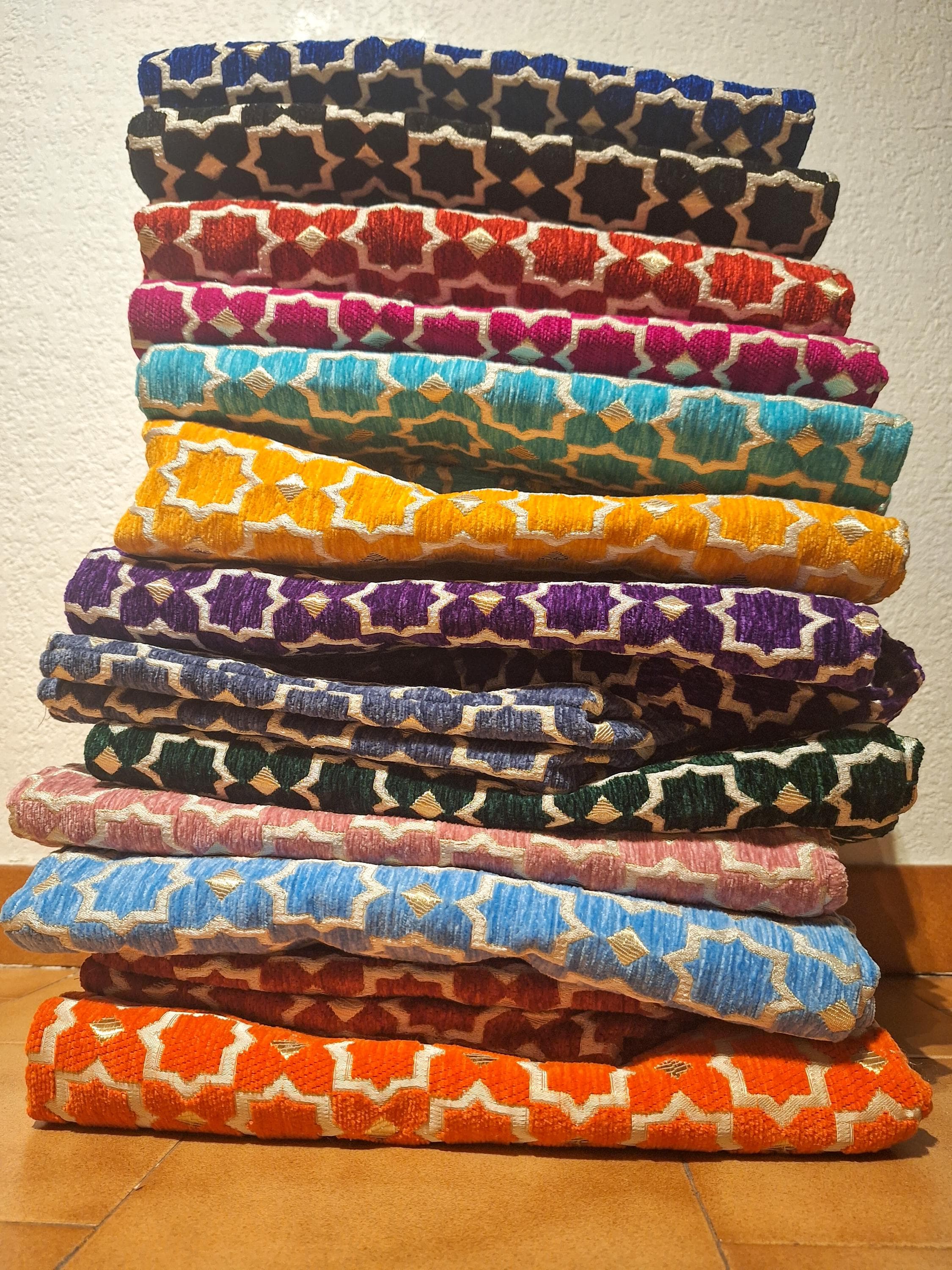 Tissu brocart marocain au mètre