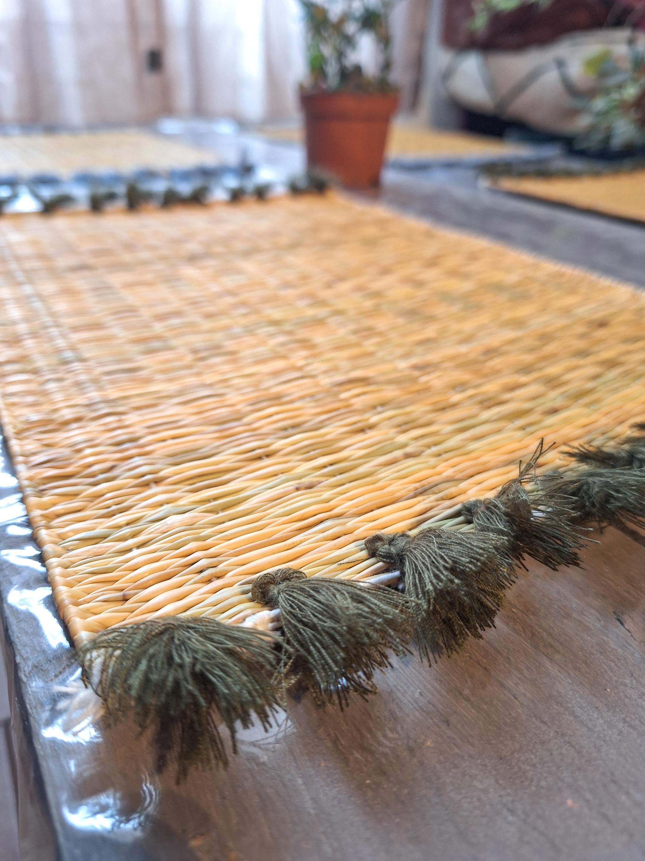 Lot de 2 set de table bohème tissé à la main