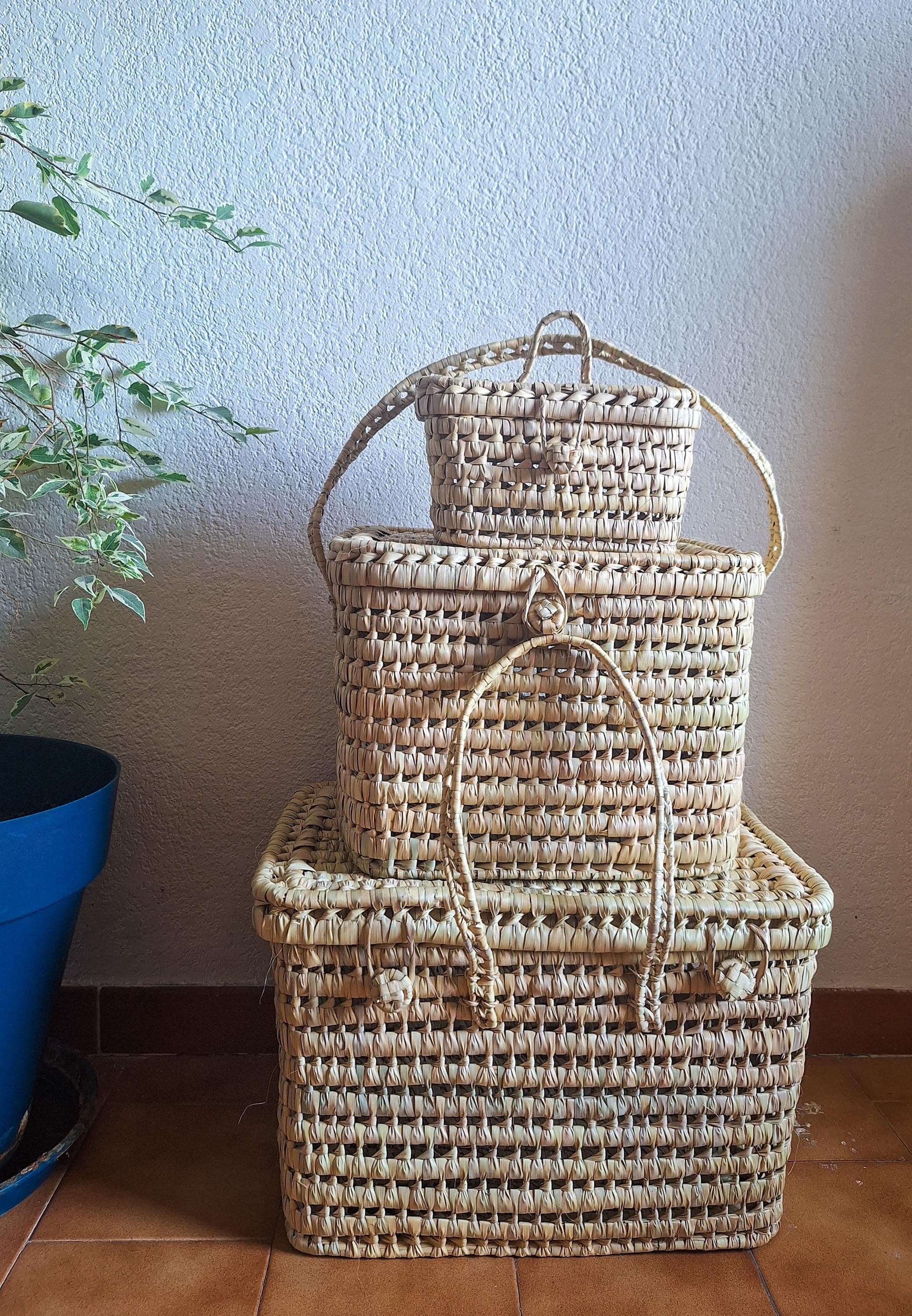 Handcrafted Wicker Storage Trunk – Bohemian Handcrafted Storage Chests