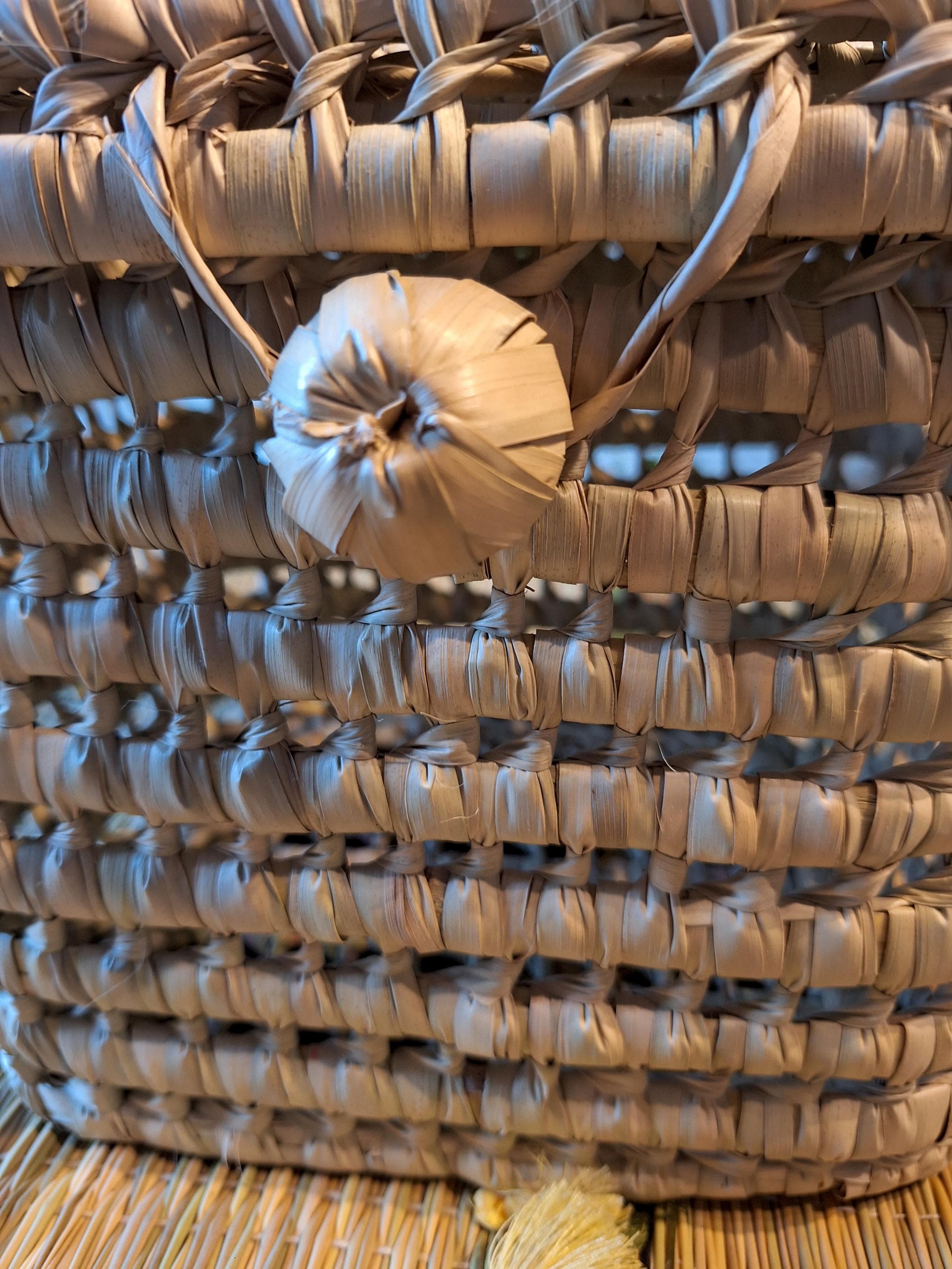 Malles de rangement en osier