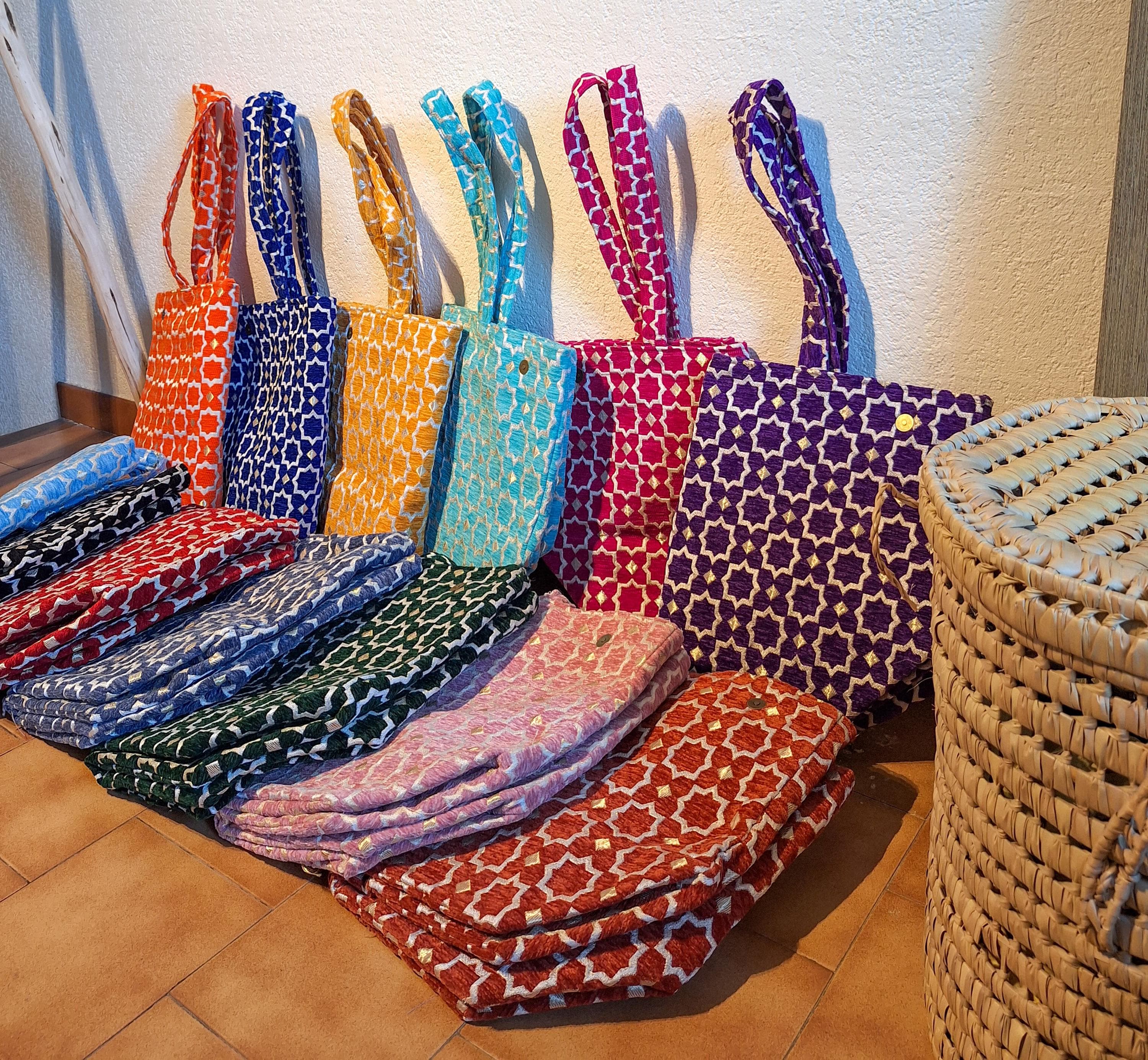 Grand Sac Cabas Marocain Brodé