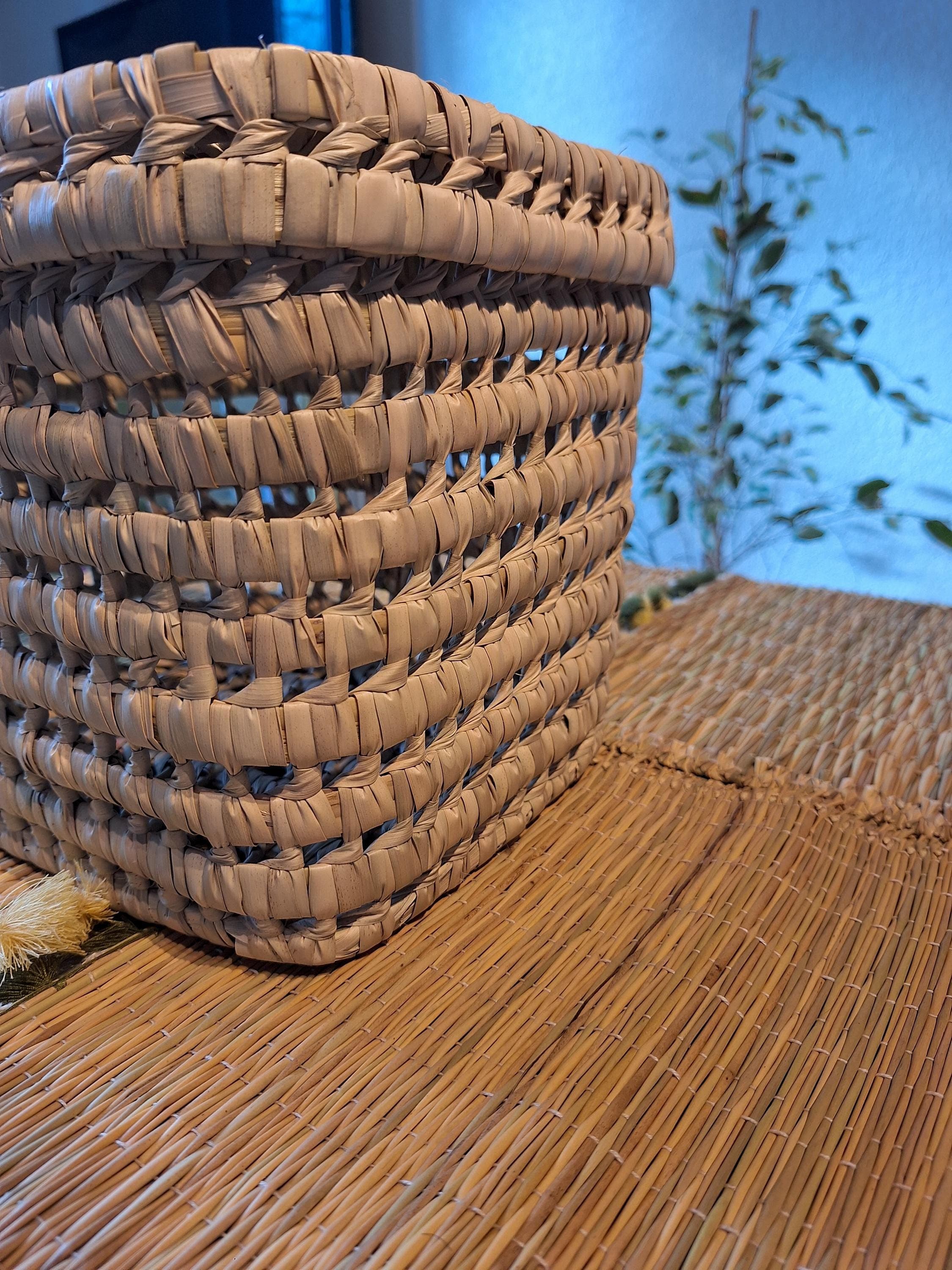 Malles de rangement en osier