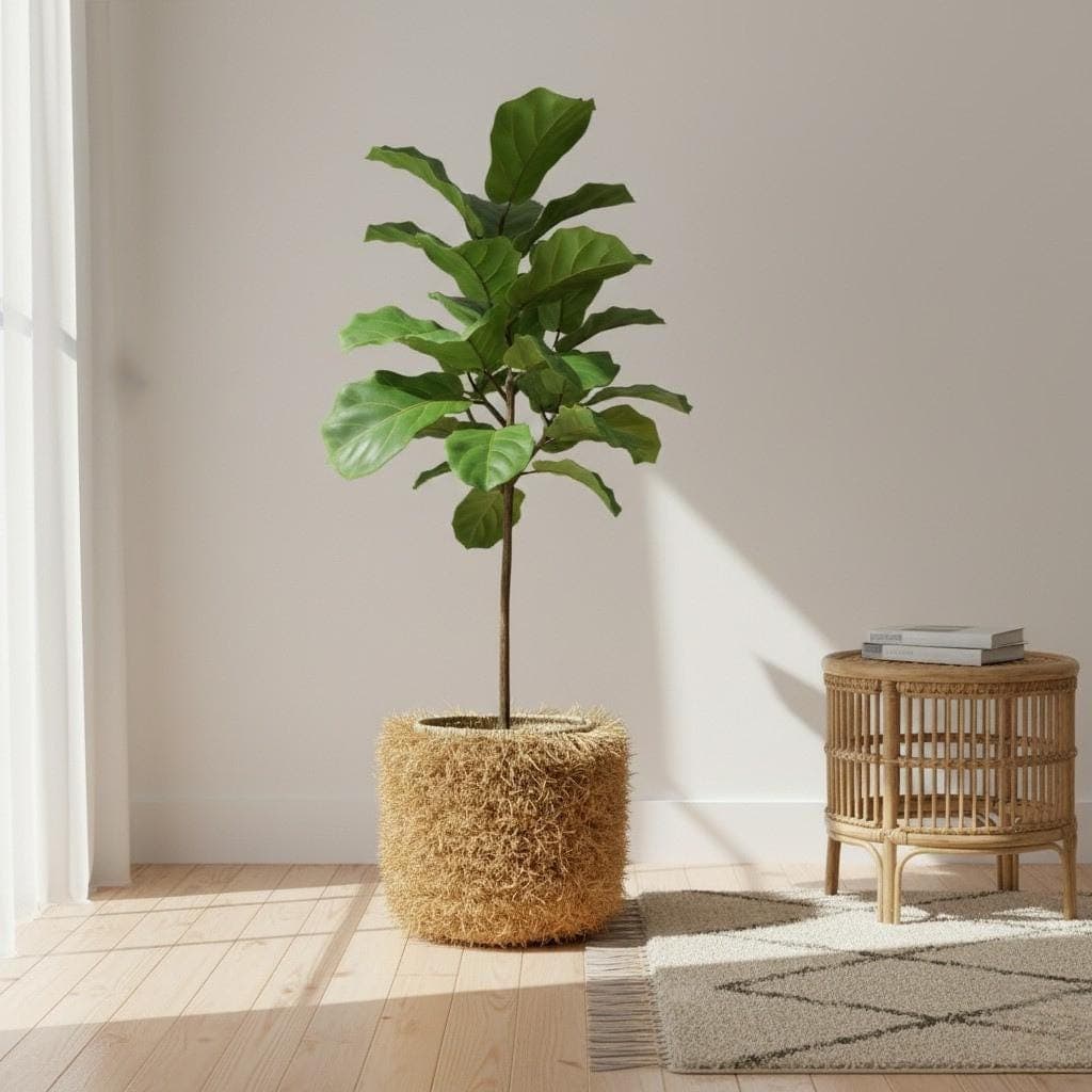 Lot de 3 paniers en osier naturel – Rangement décoratif artisanal – Paniers faits main