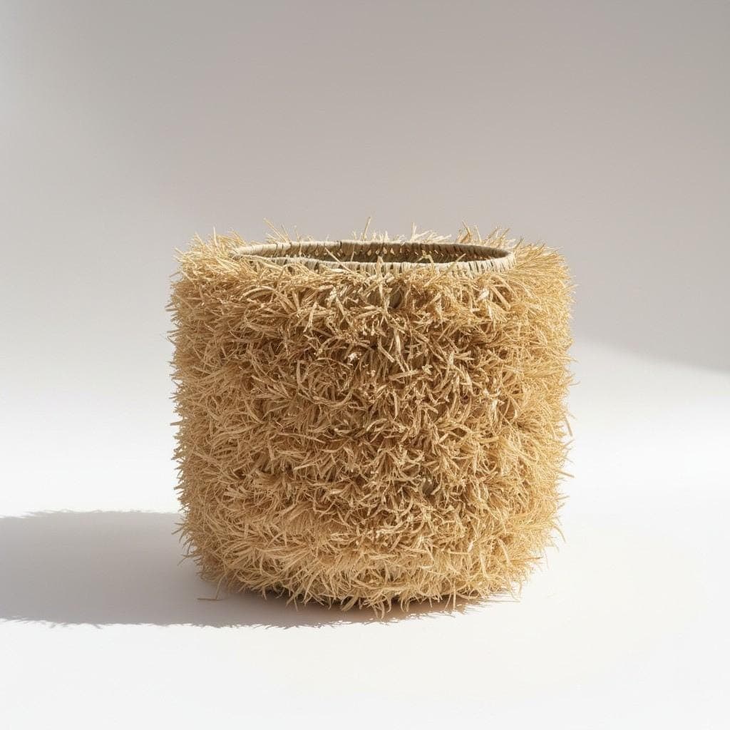 Lot de 3 paniers en osier naturel – Rangement décoratif artisanal – Paniers faits main