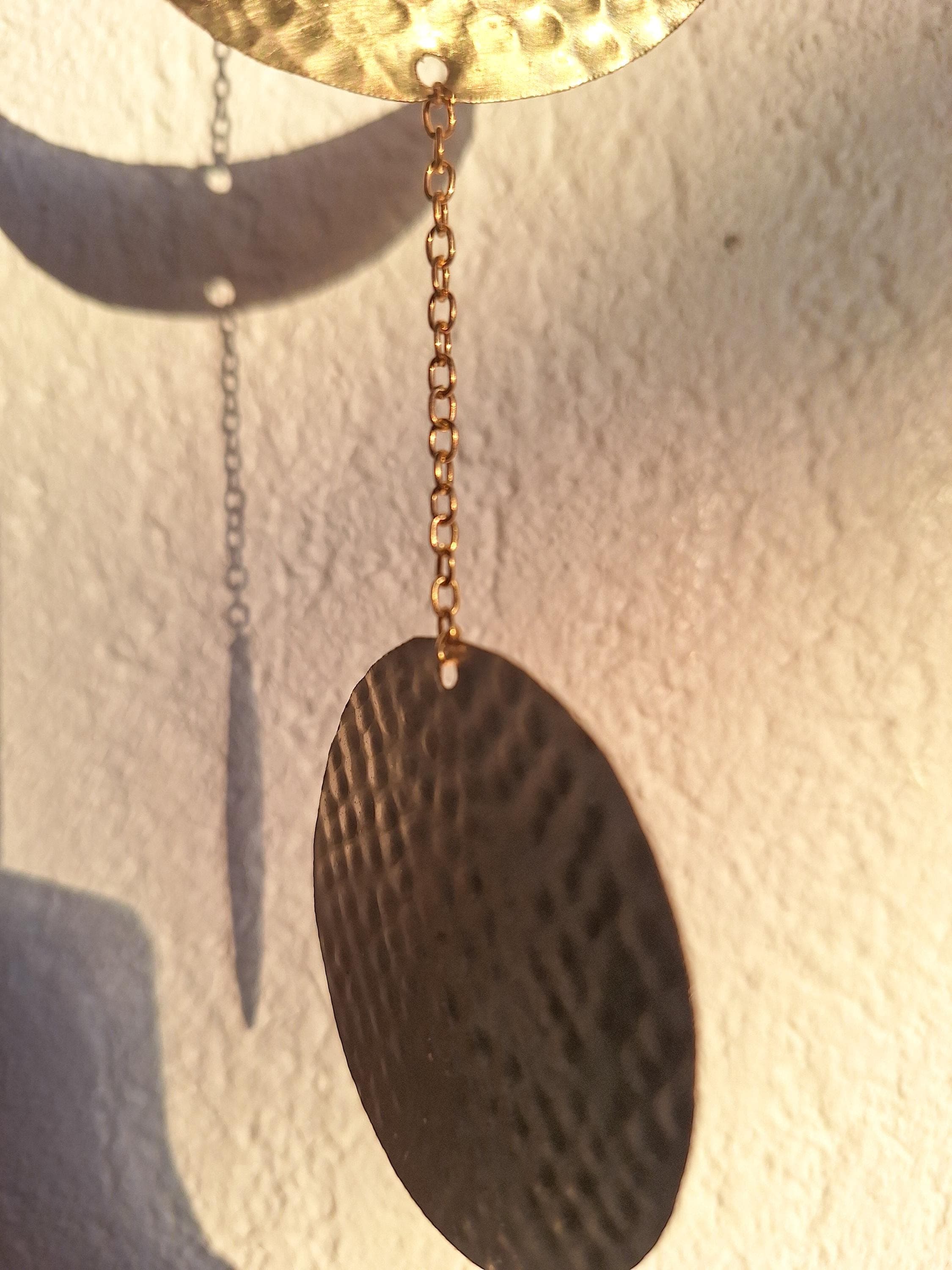 Décoration Murale Phases de Lune en Laiton