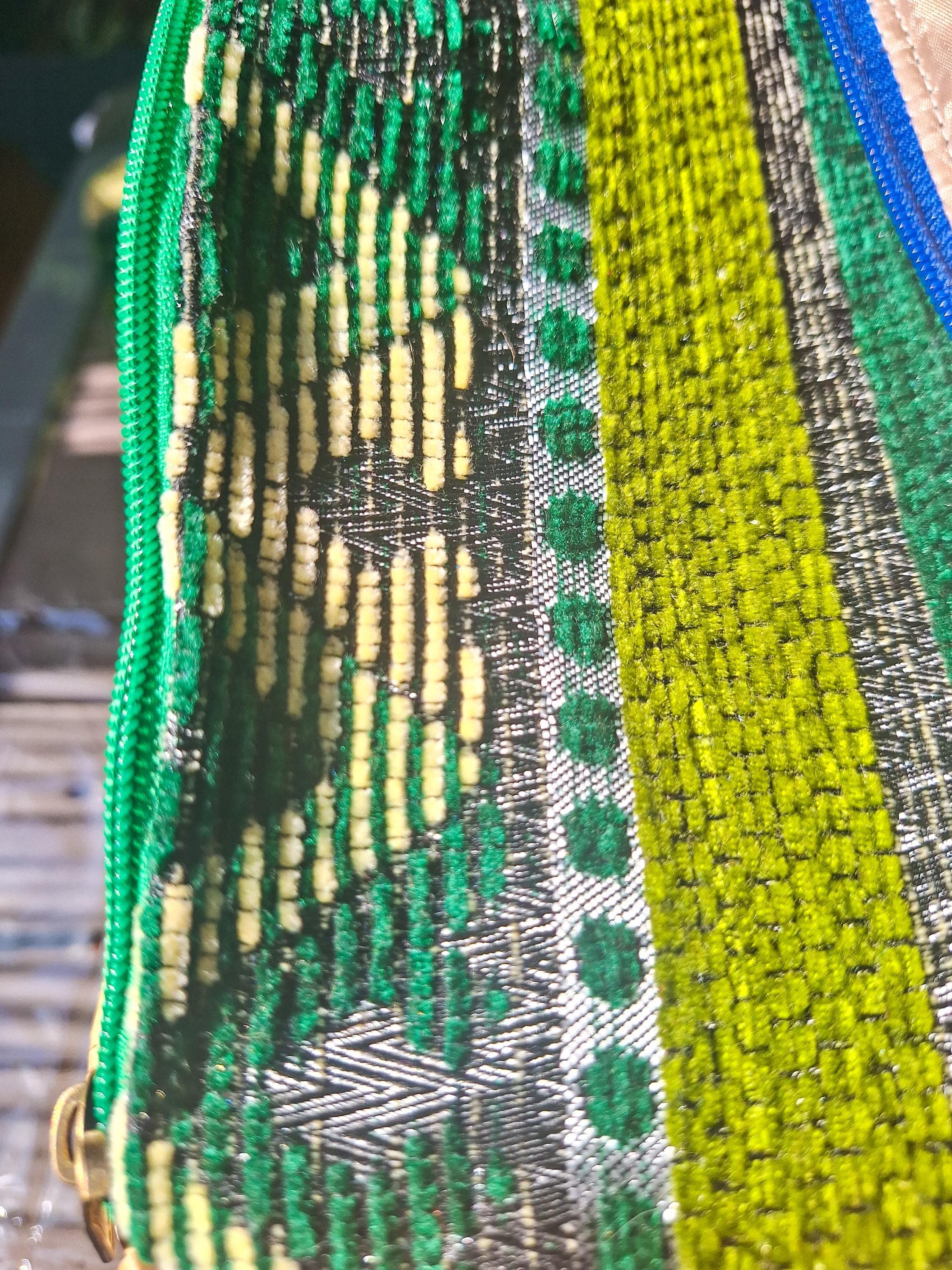 Pochette bohème en tissu berbère