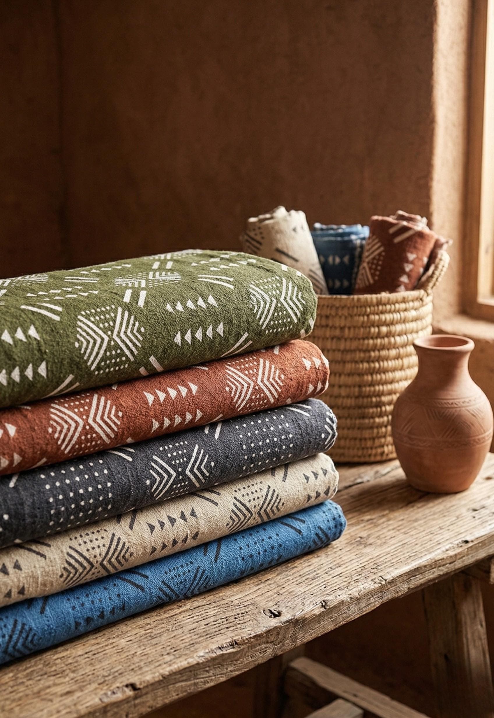 Berber Pattern Fabric – Moroccan Upholstery Textile – Thick Woven Fabric by the Yard – 6 Colors Available – Width 1,45 m