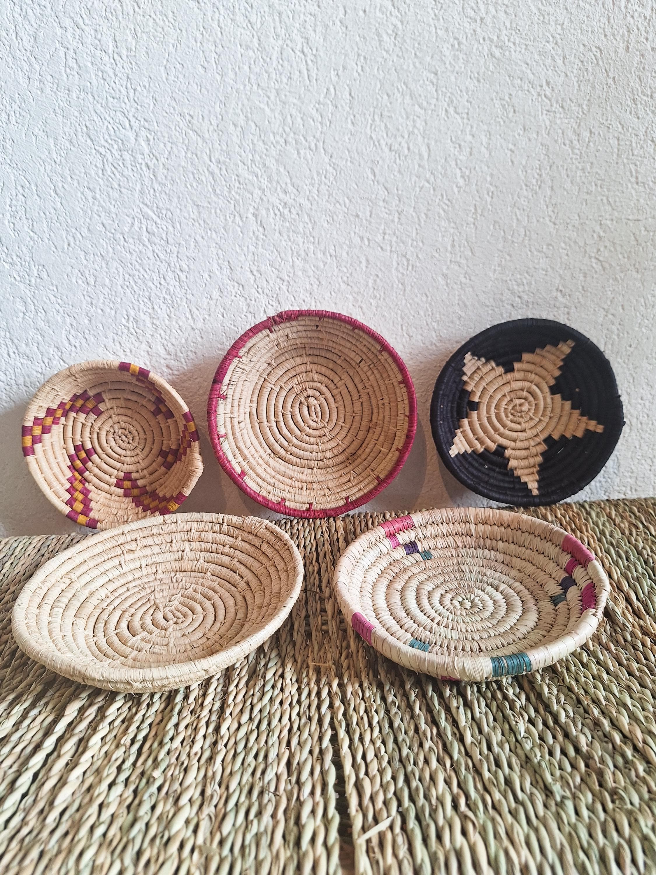 Set de 5 Paniers Muraux Bohème